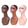 Wig Display Mannequin Head Long Neck Wig Head Half Body Mannequin Head Supplier